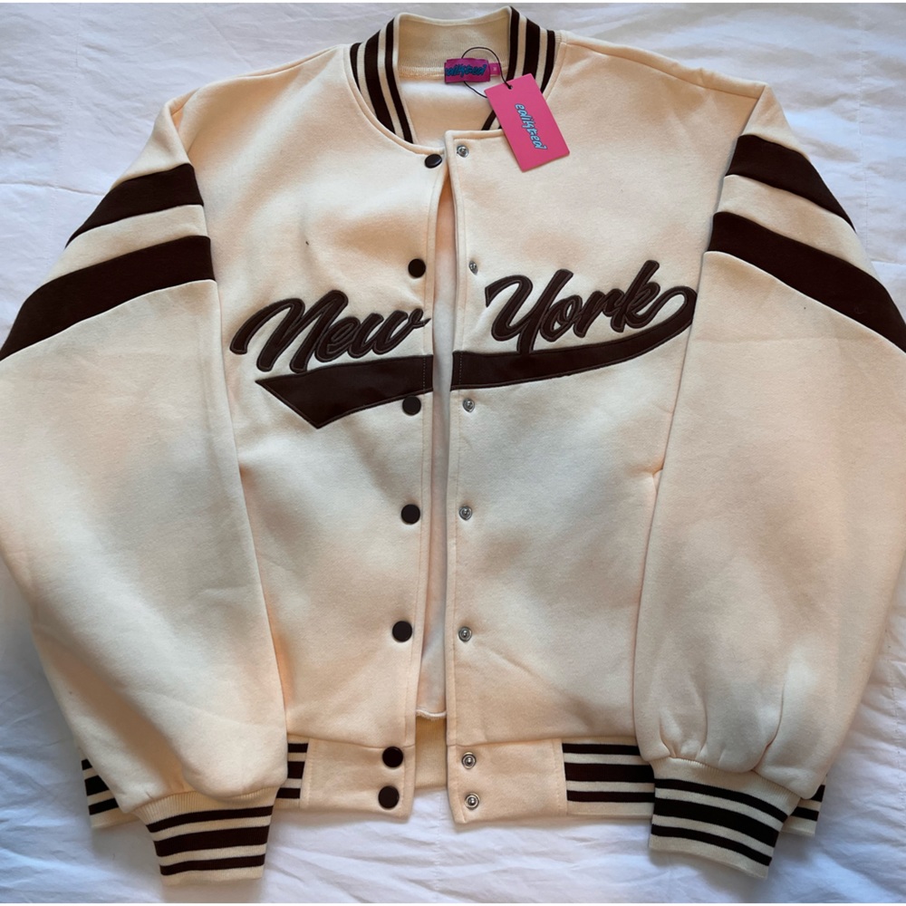 Edikted New York sweatshirt jacket
